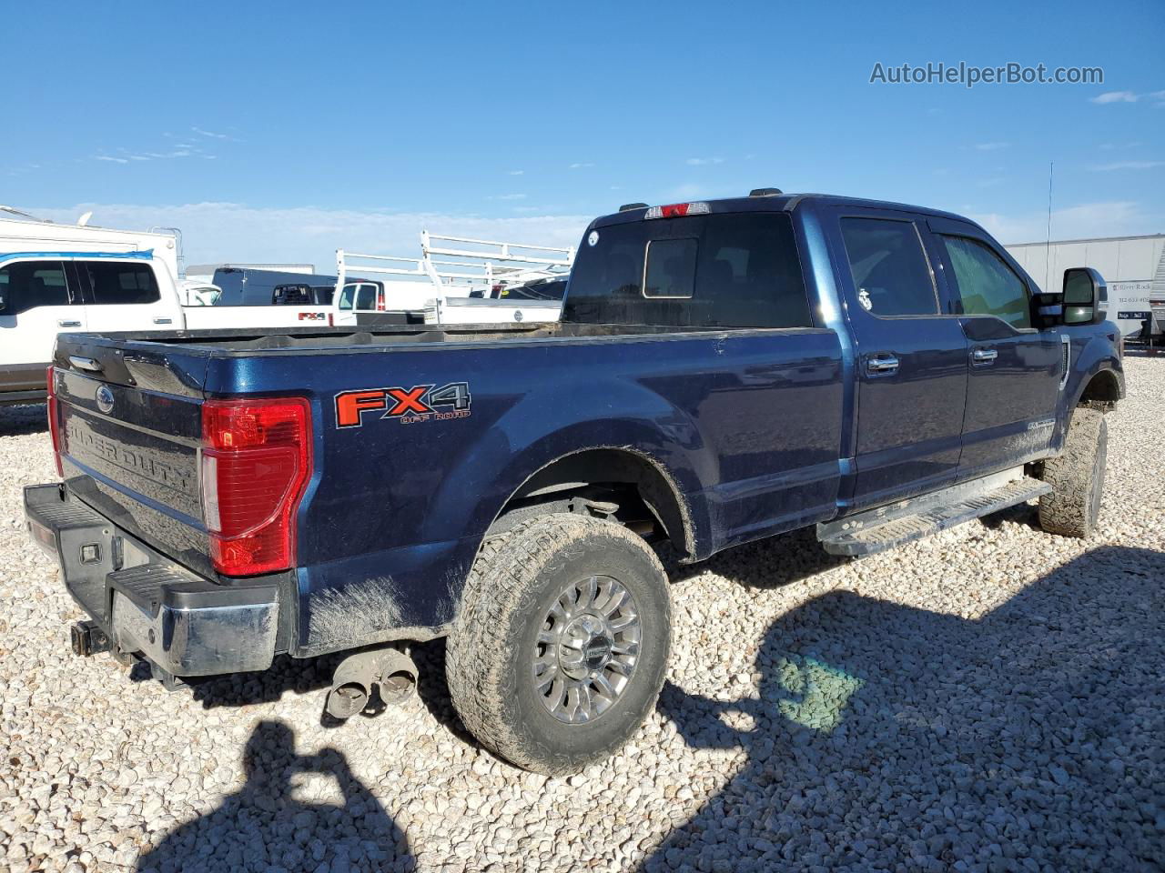 2020 Ford F350 Super Duty Blue vin: 1FT8W3BT6LEC71100