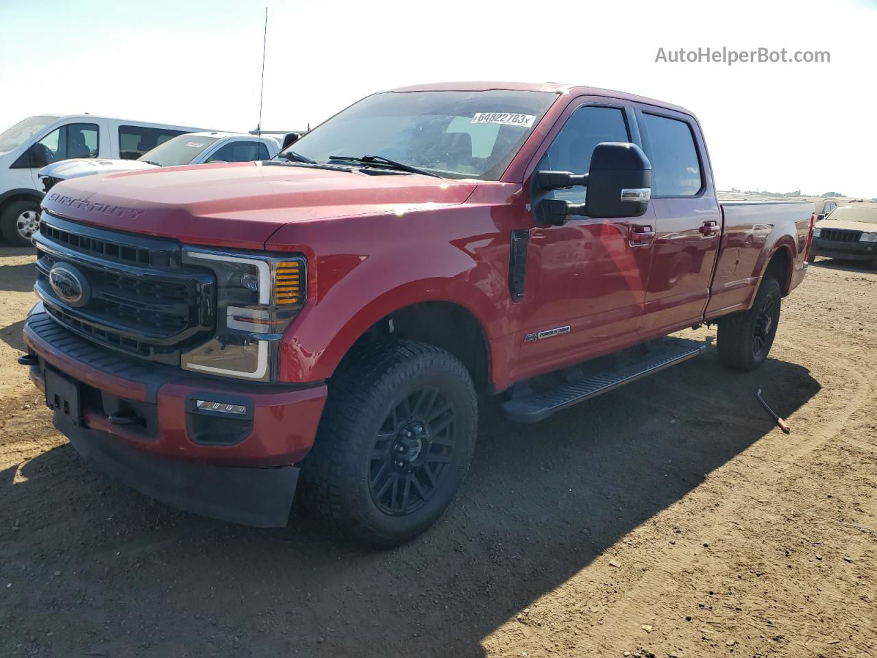 2020 Ford F350 Super Duty Red vin: 1FT8W3BT6LEC89032