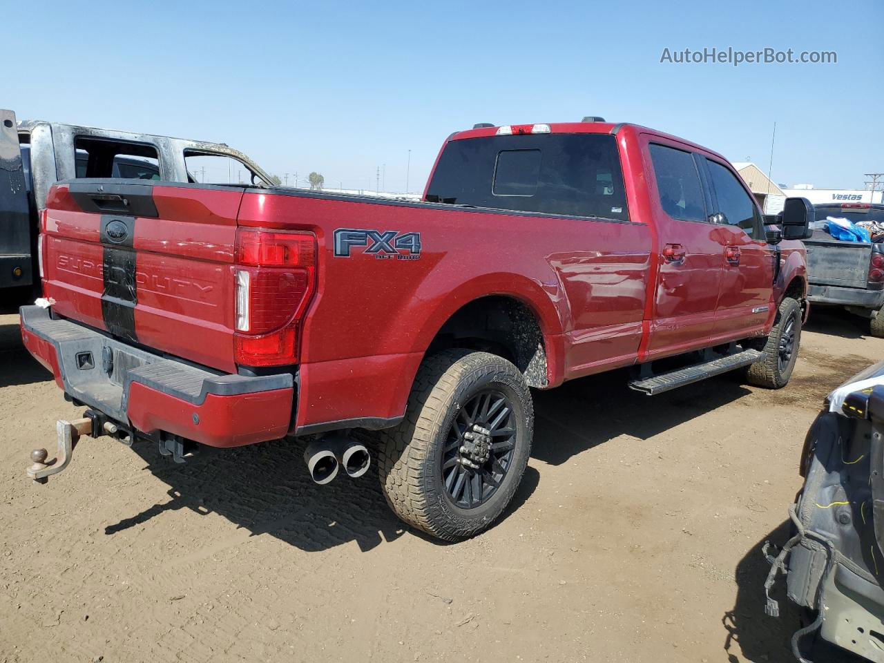 2020 Ford F350 Super Duty Red vin: 1FT8W3BT6LEC89032