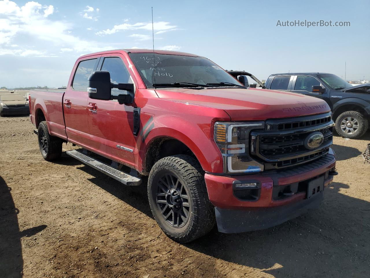 2020 Ford F350 Super Duty Red vin: 1FT8W3BT6LEC89032