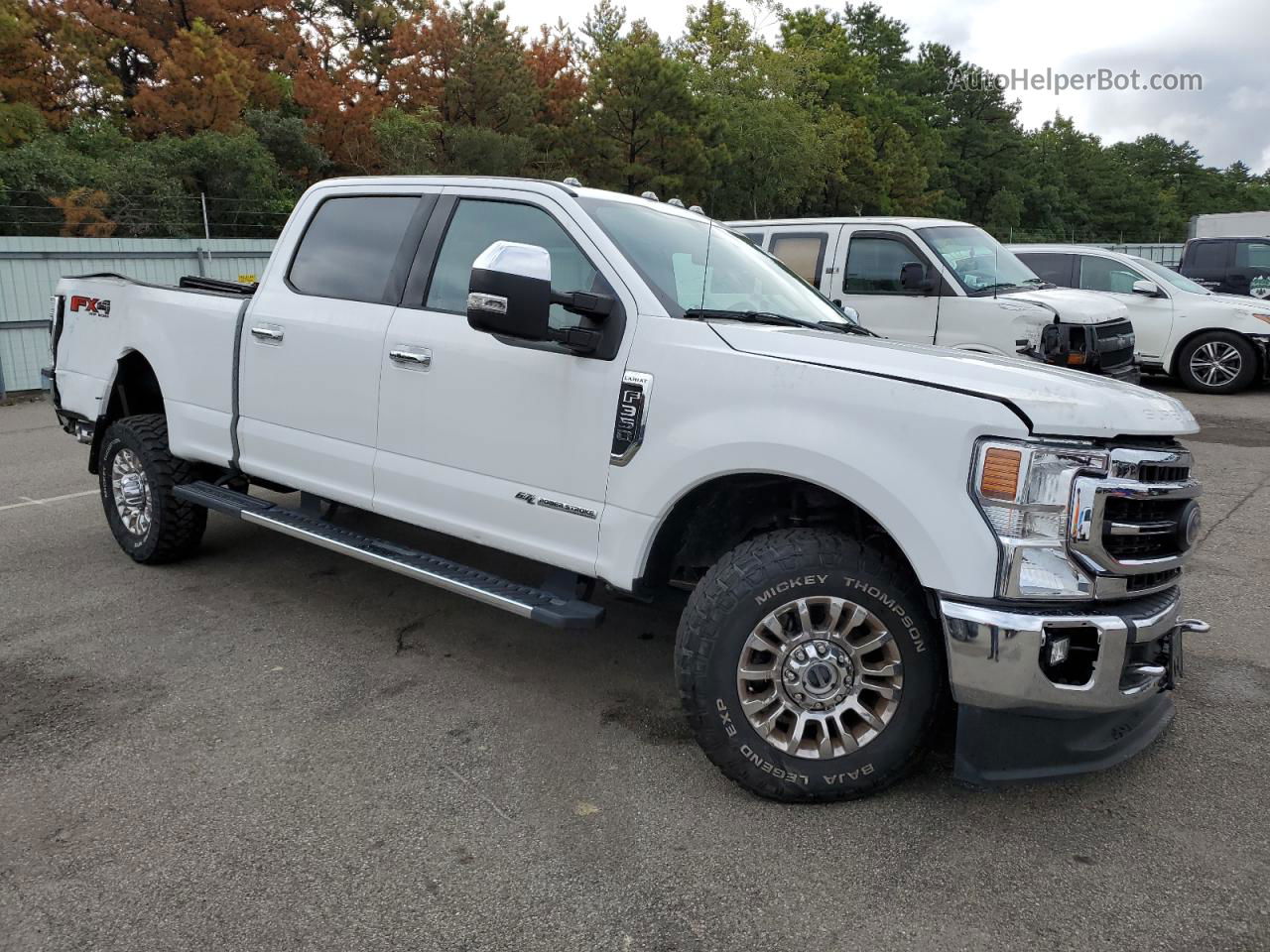 2020 Ford F350 Super Duty White vin: 1FT8W3BT6LED51660