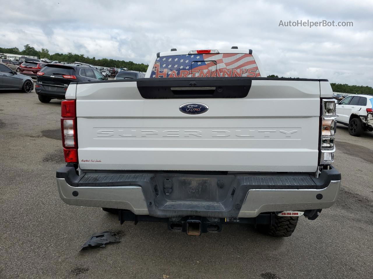 2020 Ford F350 Super Duty White vin: 1FT8W3BT6LED51660