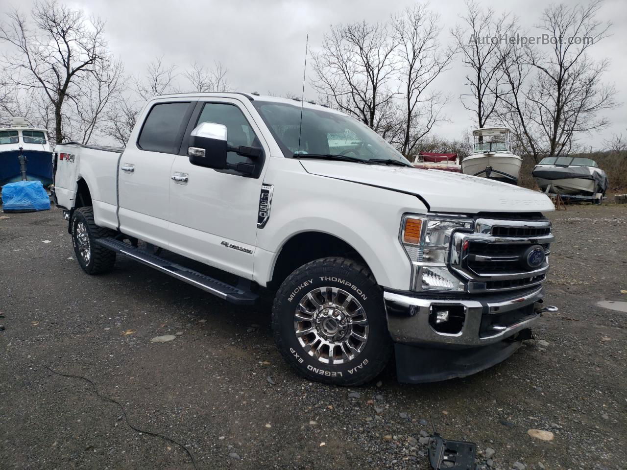 2020 Ford F350 Super Duty White vin: 1FT8W3BT6LED51660