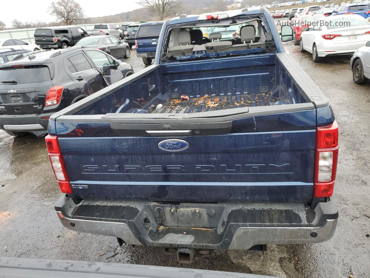 2020 Ford F350 Super Duty Blue vin: 1FT8W3BT6LEE17088