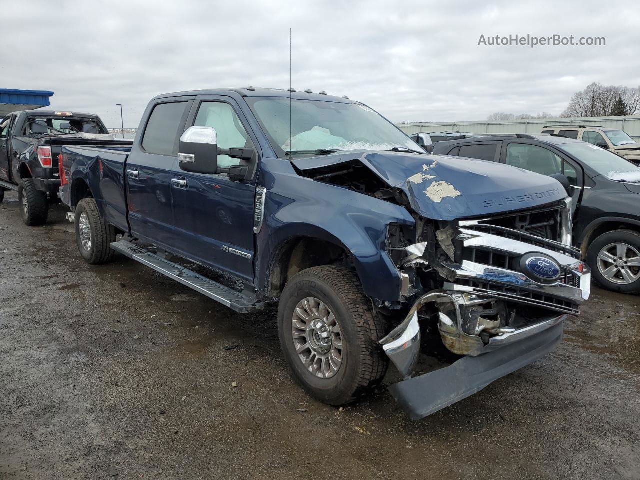 2020 Ford F350 Super Duty Blue vin: 1FT8W3BT6LEE17088