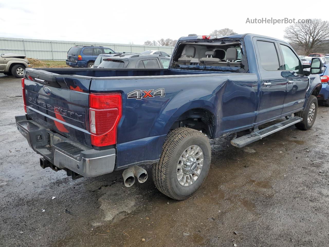 2020 Ford F350 Super Duty Blue vin: 1FT8W3BT6LEE17088