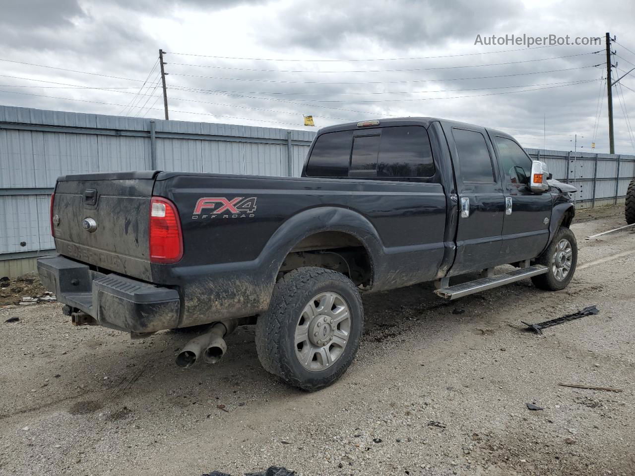 2014 Ford F350 Super Duty Black vin: 1FT8W3BT7EEB23539