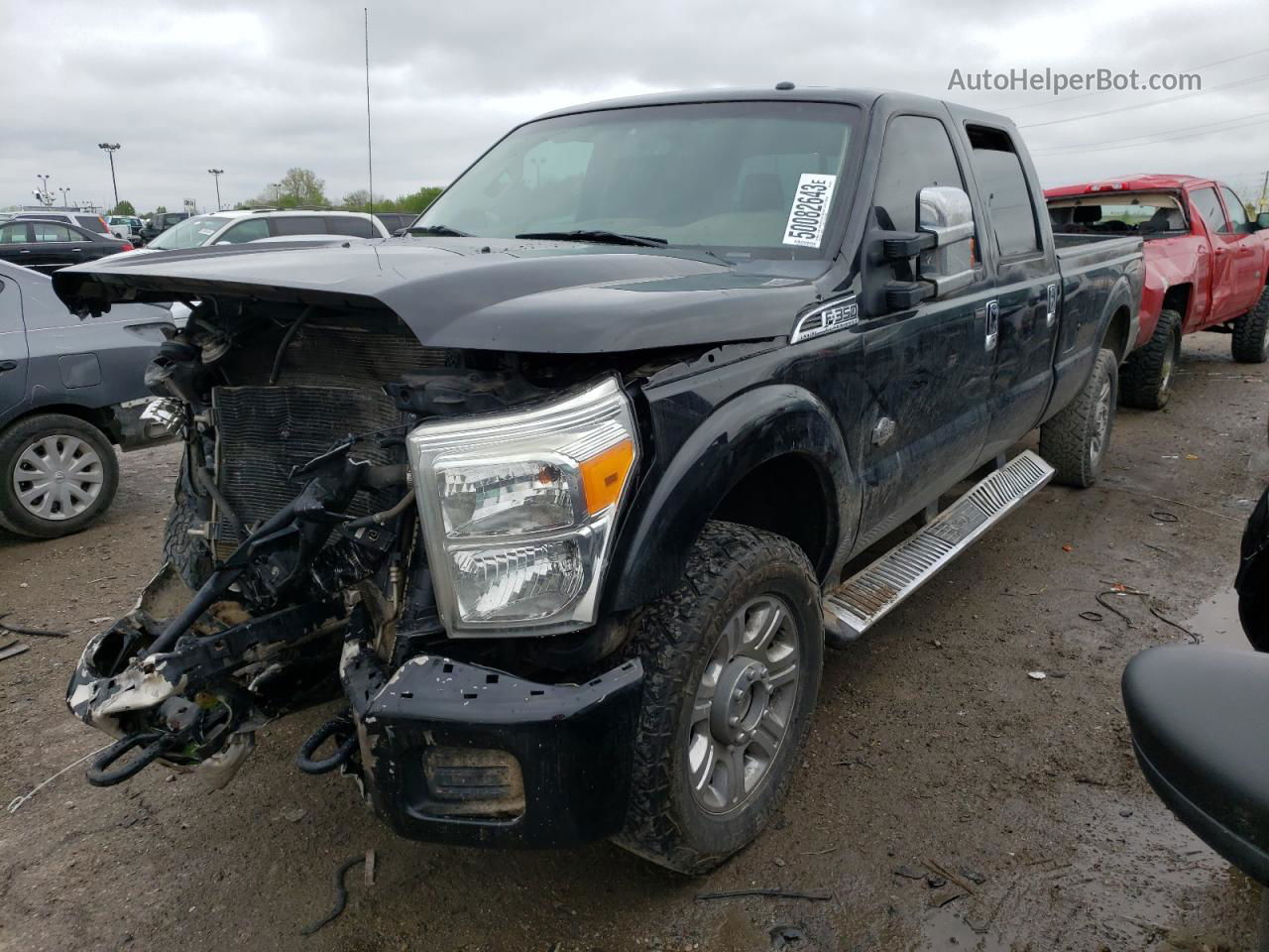 2014 Ford F350 Super Duty Черный vin: 1FT8W3BT7EEB23539