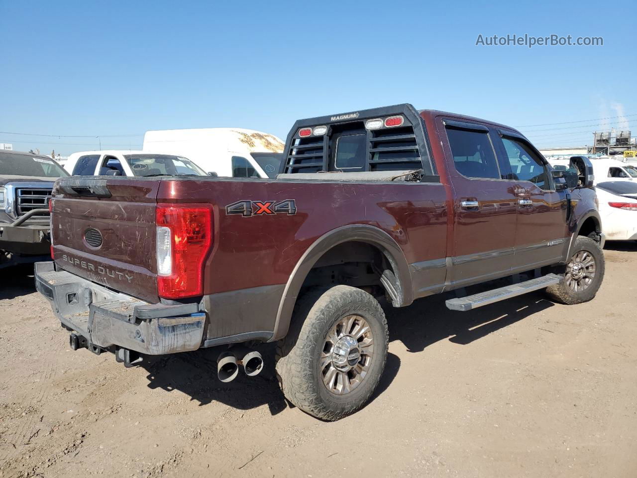 2017 Ford F350 Super Duty Maroon vin: 1FT8W3BT7HED58222