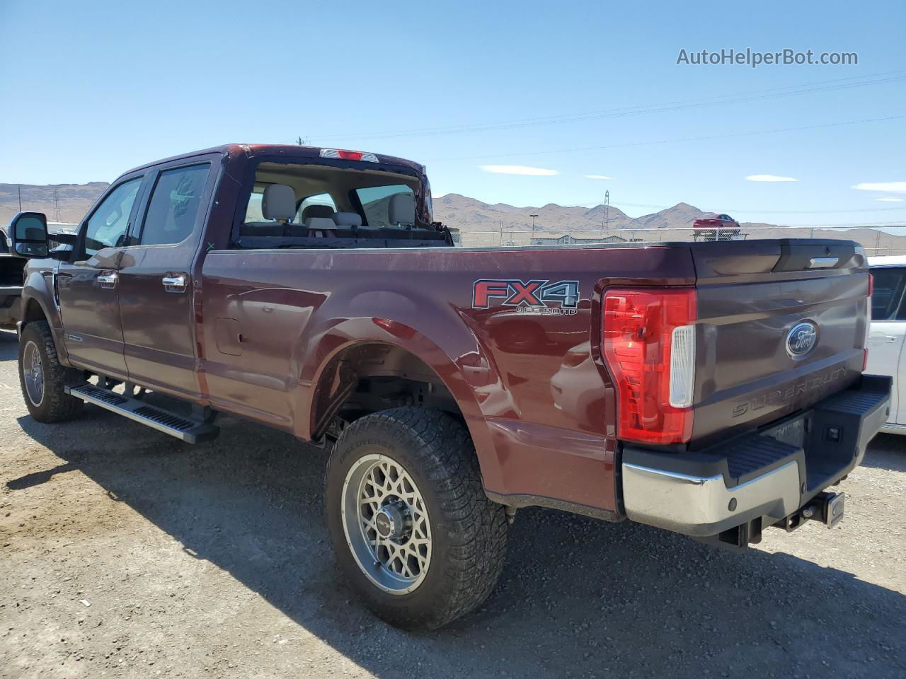 2017 Ford F350 Super Duty Burgundy vin: 1FT8W3BT7HED67843