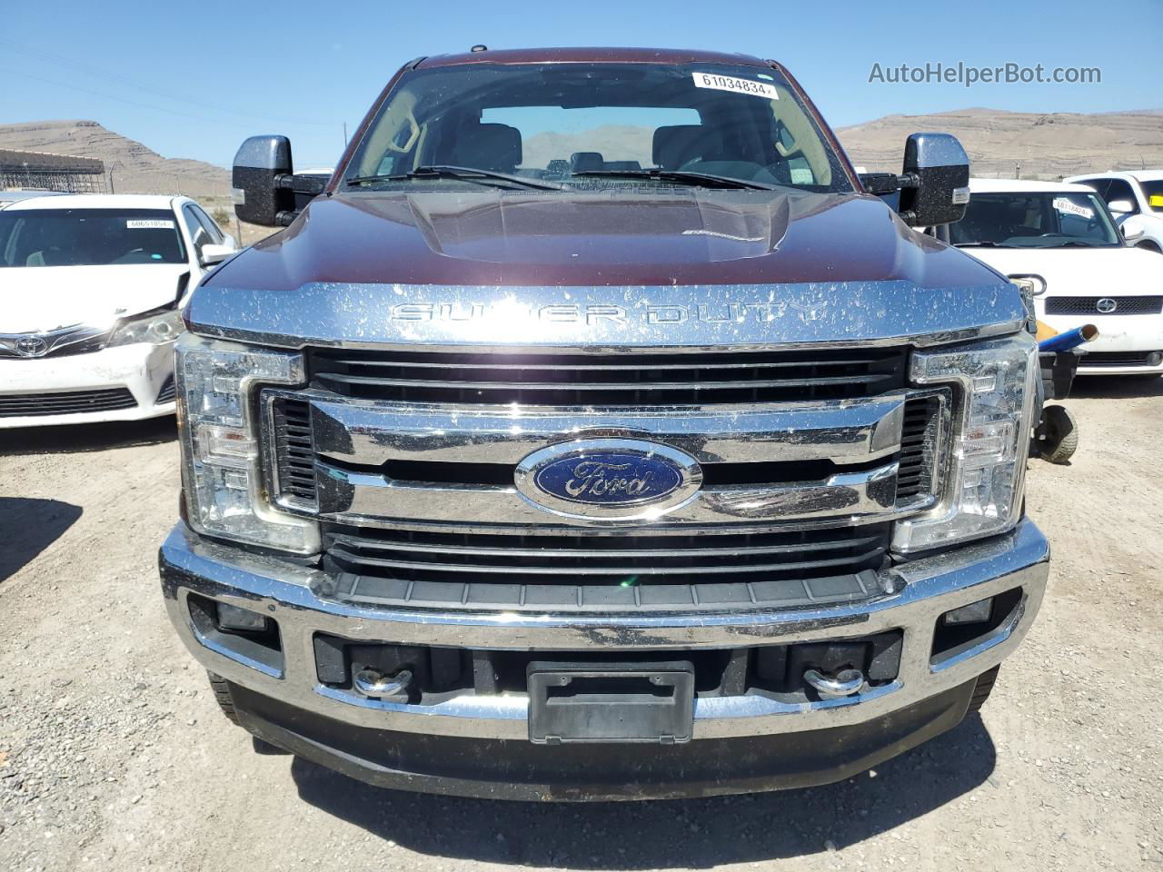 2017 Ford F350 Super Duty Бордовый vin: 1FT8W3BT7HED67843