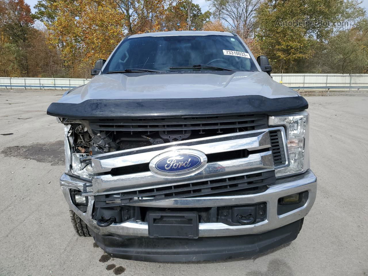 2019 Ford F350 Super Duty Серебряный vin: 1FT8W3BT7KEE09872