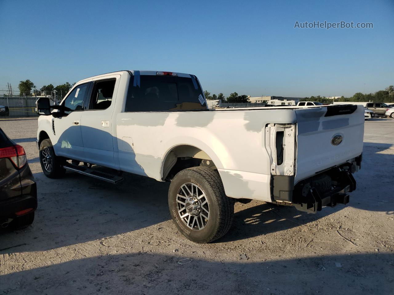 2019 Ford F350 Super Duty White vin: 1FT8W3BT7KEF00592