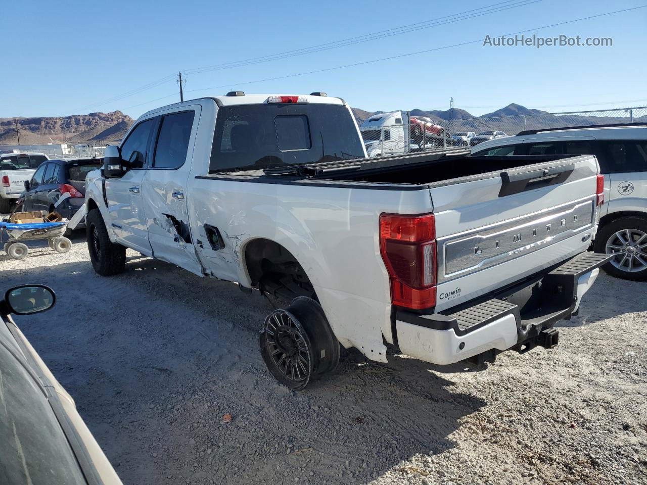 2020 Ford F350 Super Duty White vin: 1FT8W3BT7LEC14940