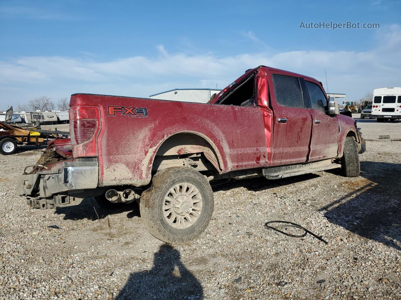 2020 Ford F350 Super Duty Maroon vin: 1FT8W3BT7LEE32568