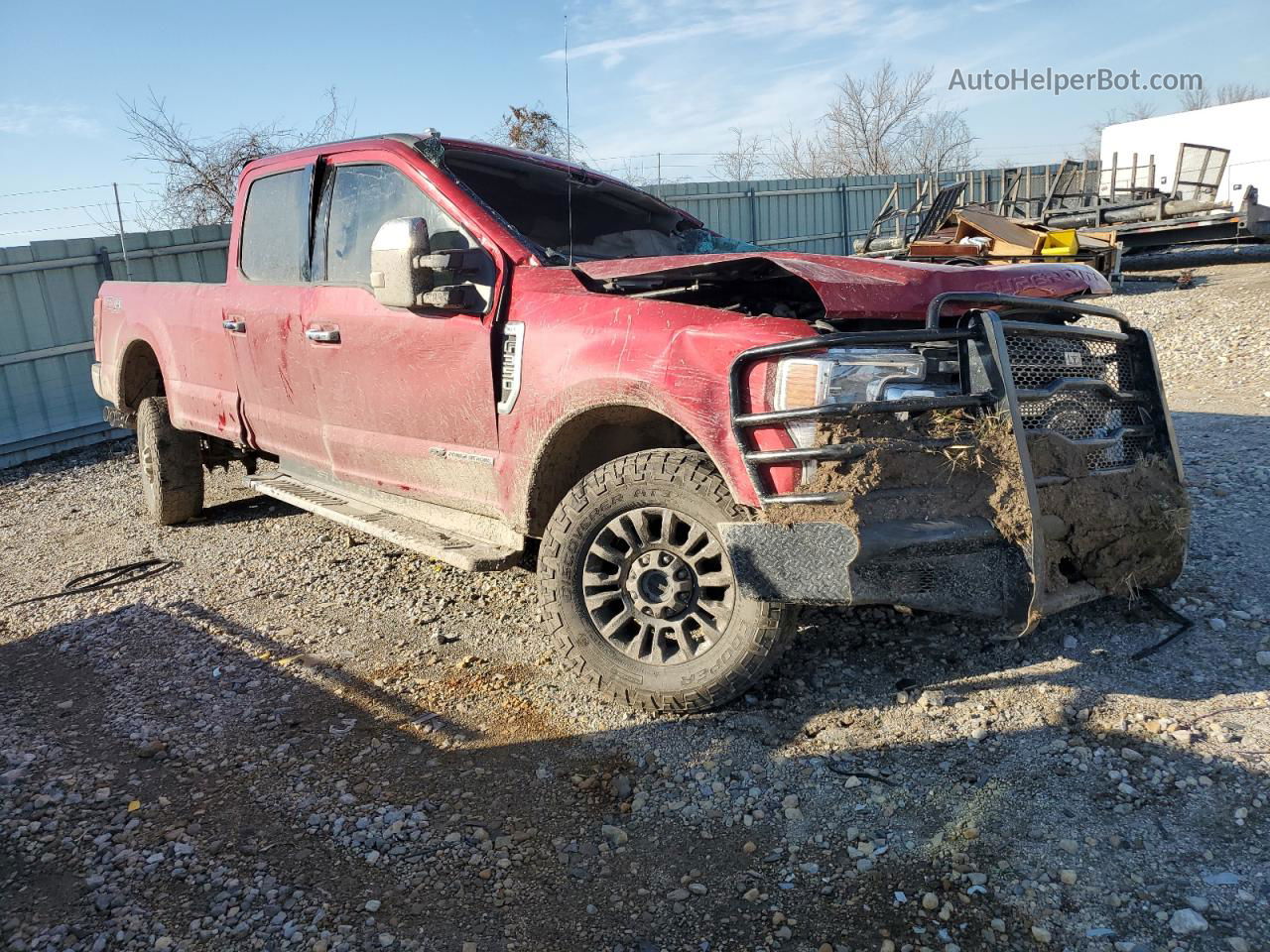 2020 Ford F350 Super Duty Темно-бордовый vin: 1FT8W3BT7LEE32568