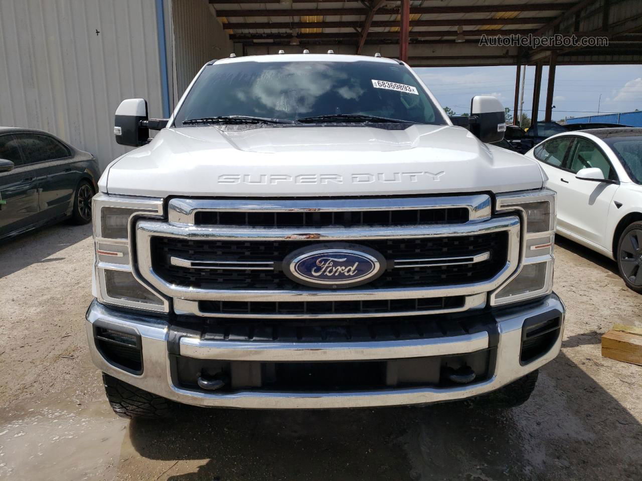 2020 Ford F350 Super Duty White vin: 1FT8W3BT7LEE42114