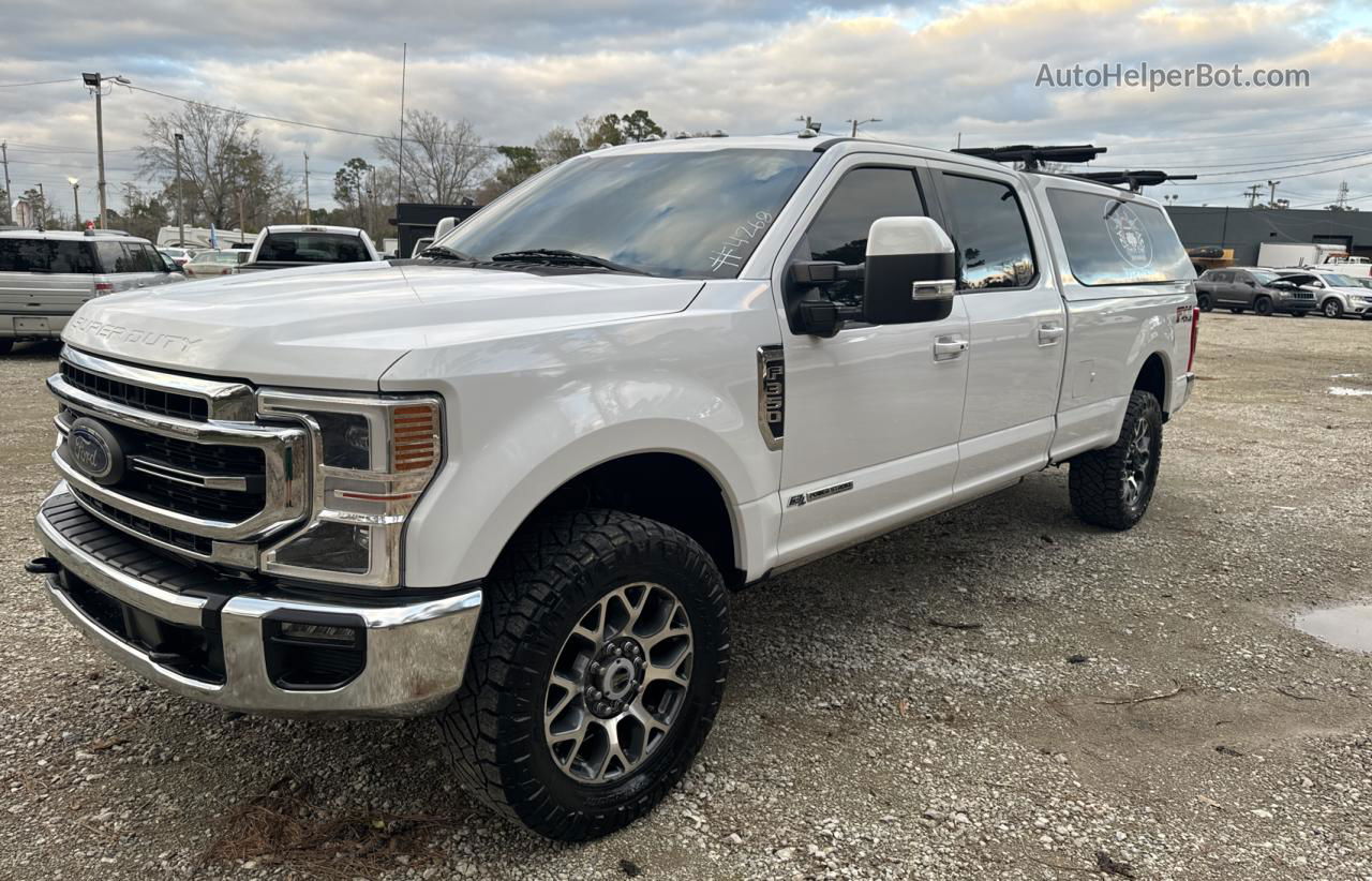 2020 Ford F350 Super Duty White vin: 1FT8W3BT7LEE42114