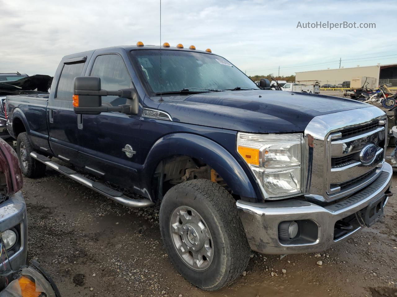 2014 Ford F350 Super Duty Синий vin: 1FT8W3BT8EEA09954