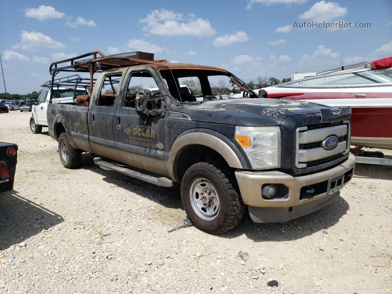 2014 Ford F350 Super Duty Black vin: 1FT8W3BT8EEB33383