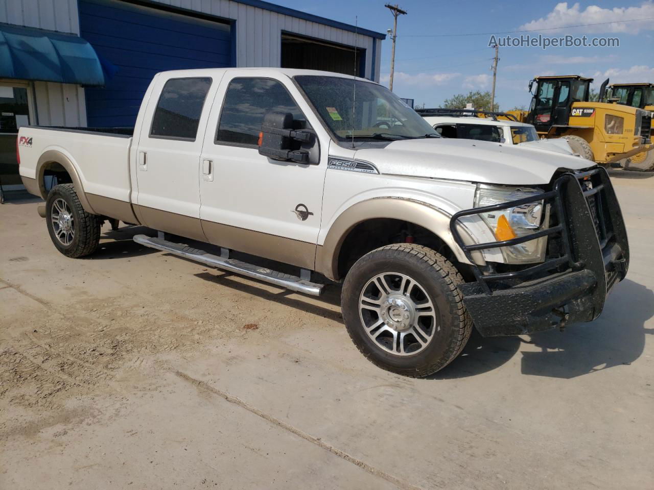 2014 Ford F350 Super Duty White vin: 1FT8W3BT8EEB62396