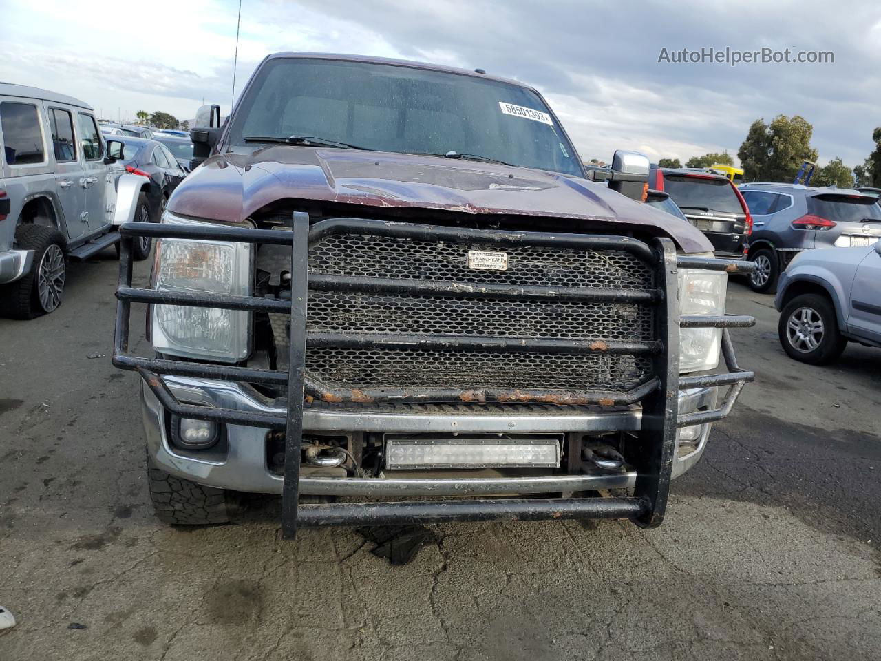 2016 Ford F350 Super Duty Burgundy vin: 1FT8W3BT8GEA18351