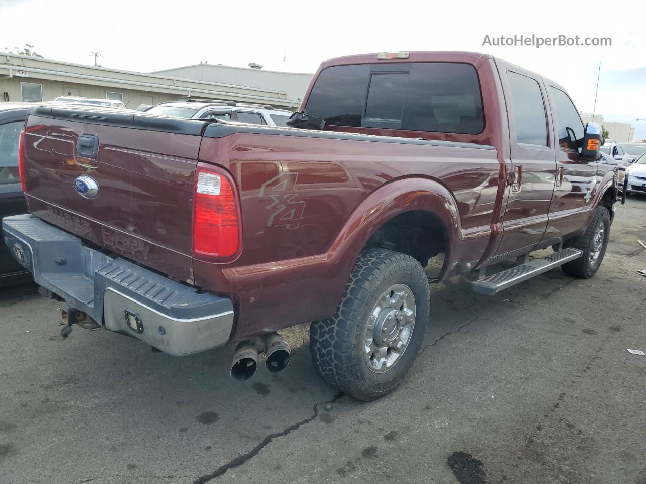 2016 Ford F350 Super Duty Burgundy vin: 1FT8W3BT8GEA18351