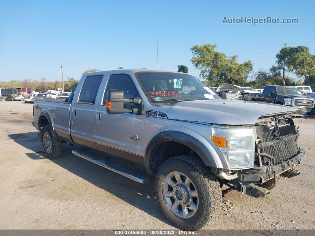 2016 Ford Super Duty F-350 Srw Platinum/xl/xlt/lariat Silver vin: 1FT8W3BT8GEB50994