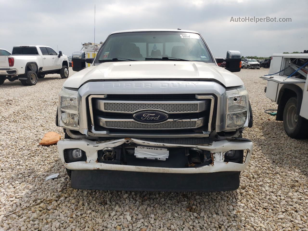 2016 Ford F350 Super Duty White vin: 1FT8W3BT8GEB59792