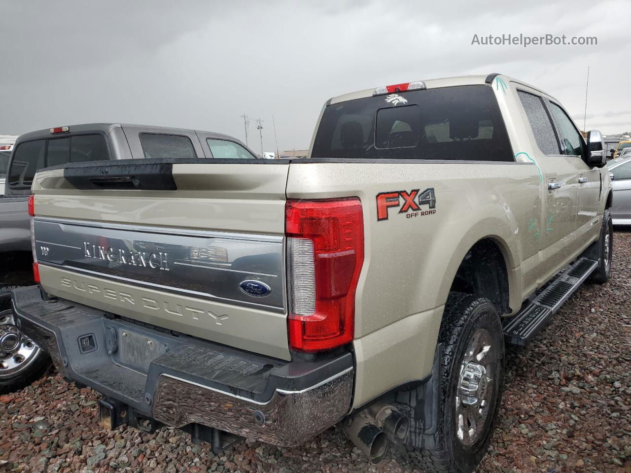 2017 Ford F350 Super Duty Beige vin: 1FT8W3BT8HEB42590