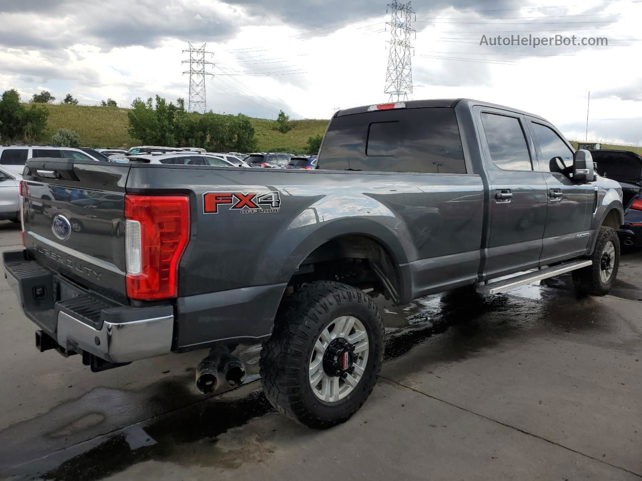 2017 Ford F350 Super Duty Charcoal vin: 1FT8W3BT8HEF48093