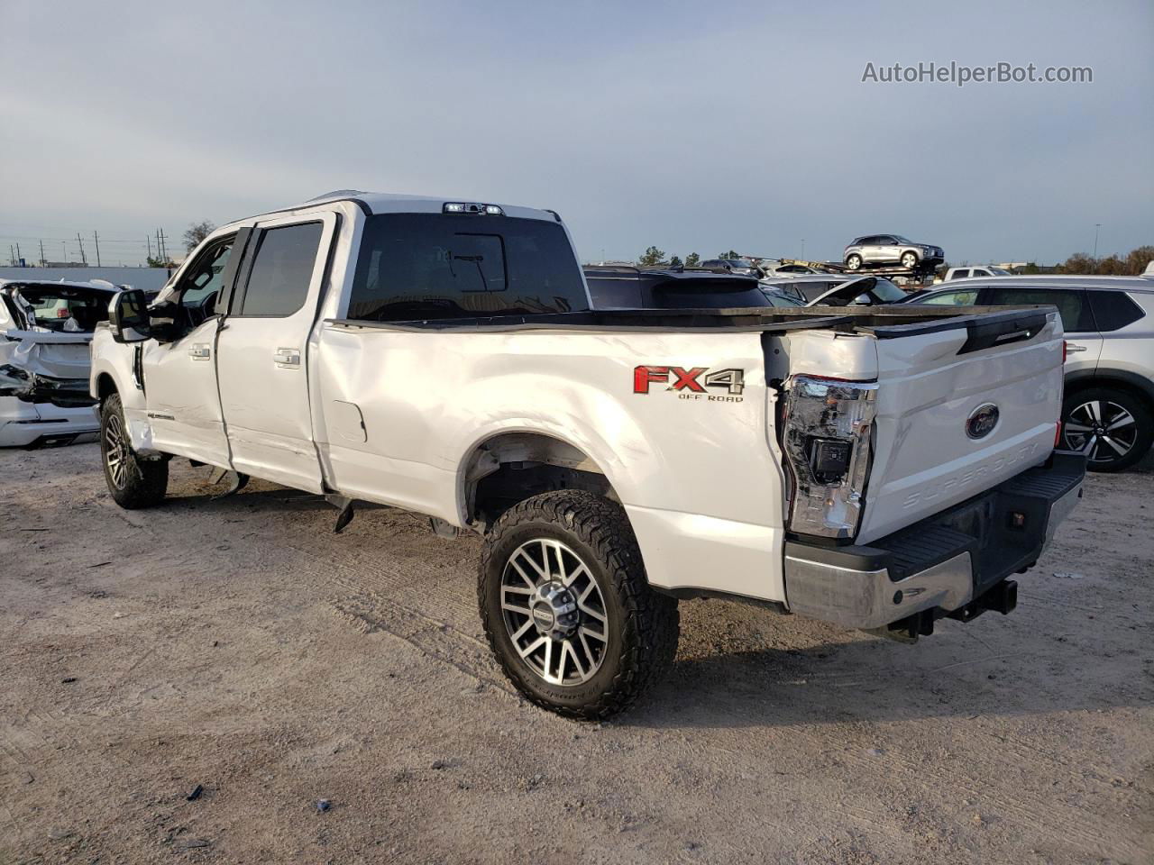 2019 Ford F350 Super Duty White vin: 1FT8W3BT8KEC22575