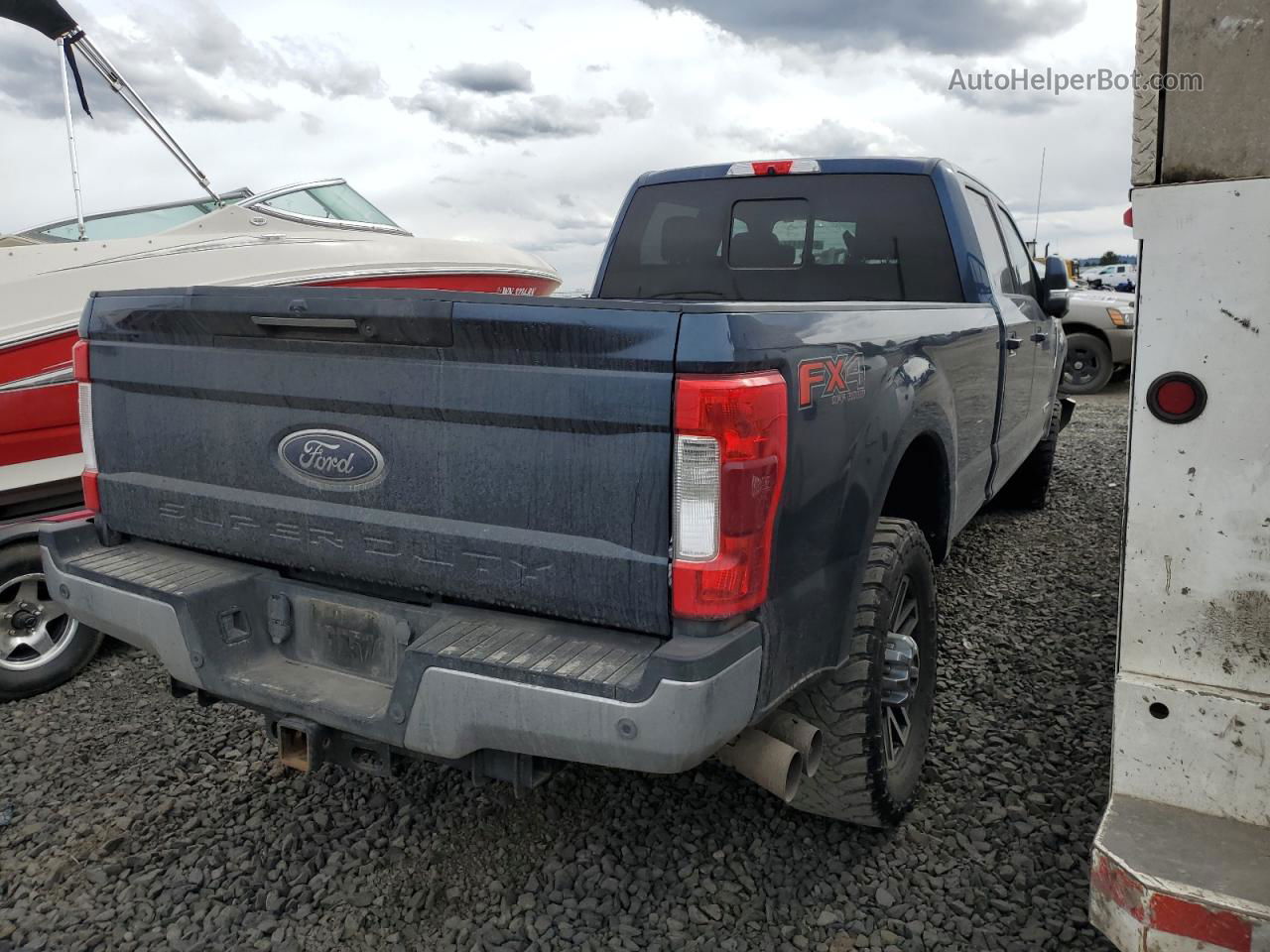 2019 Ford F350 Super Duty Blue vin: 1FT8W3BT8KED84335