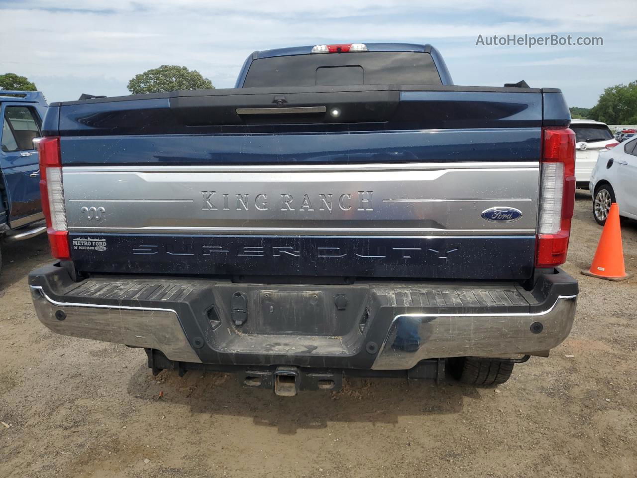 2019 Ford F350 Super Duty Blue vin: 1FT8W3BT8KEE09802