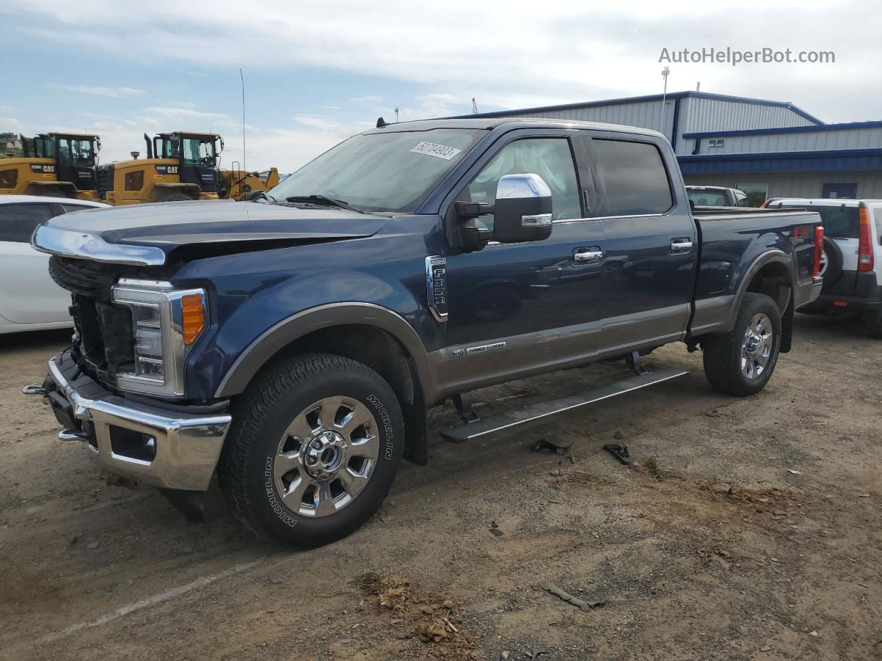 2019 Ford F350 Super Duty Blue vin: 1FT8W3BT8KEE09802