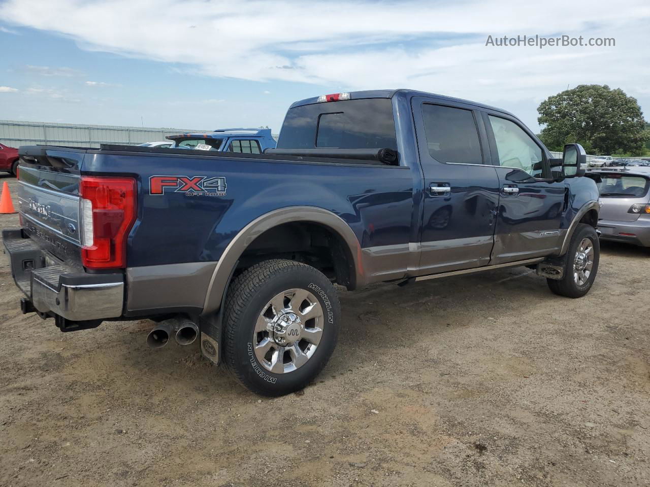 2019 Ford F350 Super Duty Blue vin: 1FT8W3BT8KEE09802