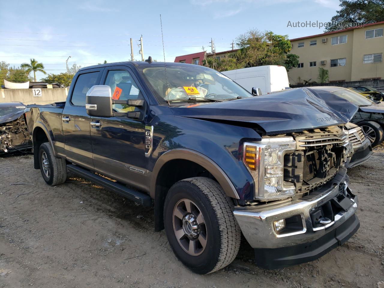 2019 Ford F350 Super Duty Blue vin: 1FT8W3BT8KEG01222