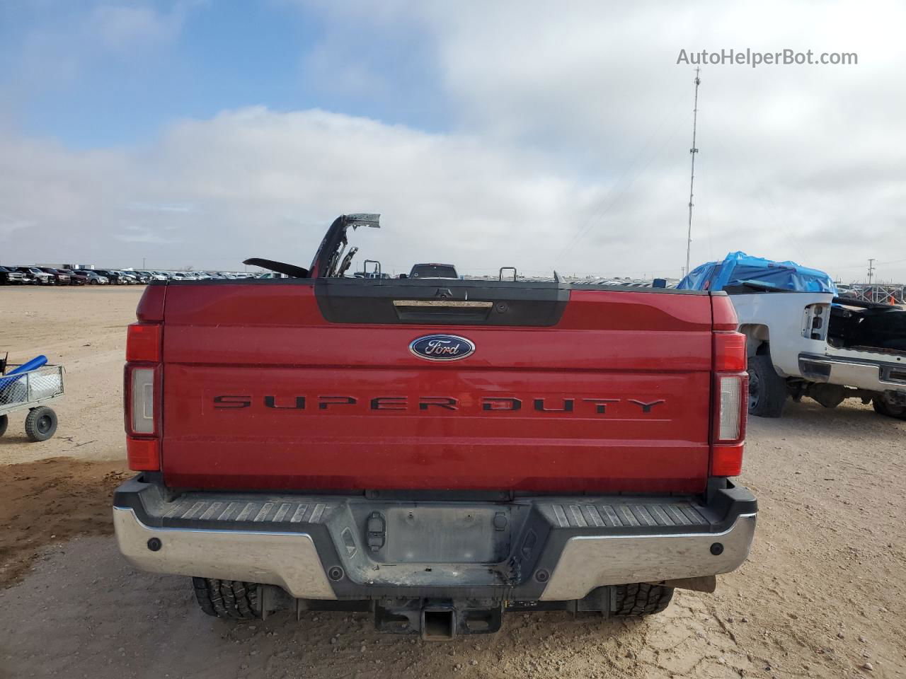 2020 Ford F350 Super Duty Red vin: 1FT8W3BT8LEC10041