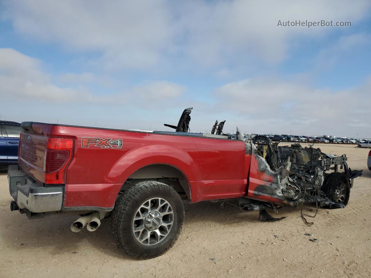 2020 Ford F350 Super Duty Red vin: 1FT8W3BT8LEC10041