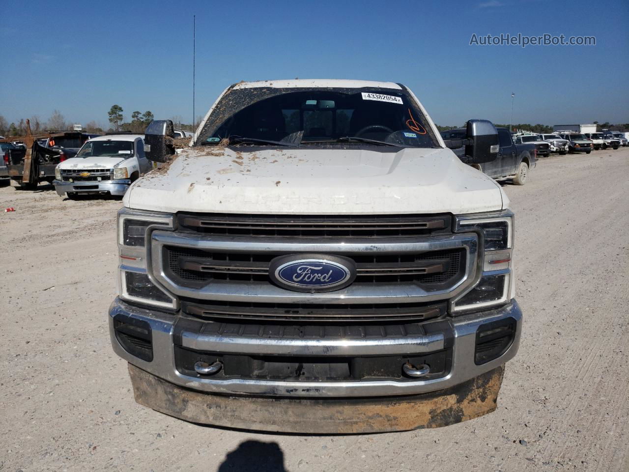 2020 Ford F350 Super Duty White vin: 1FT8W3BT8LEC87251