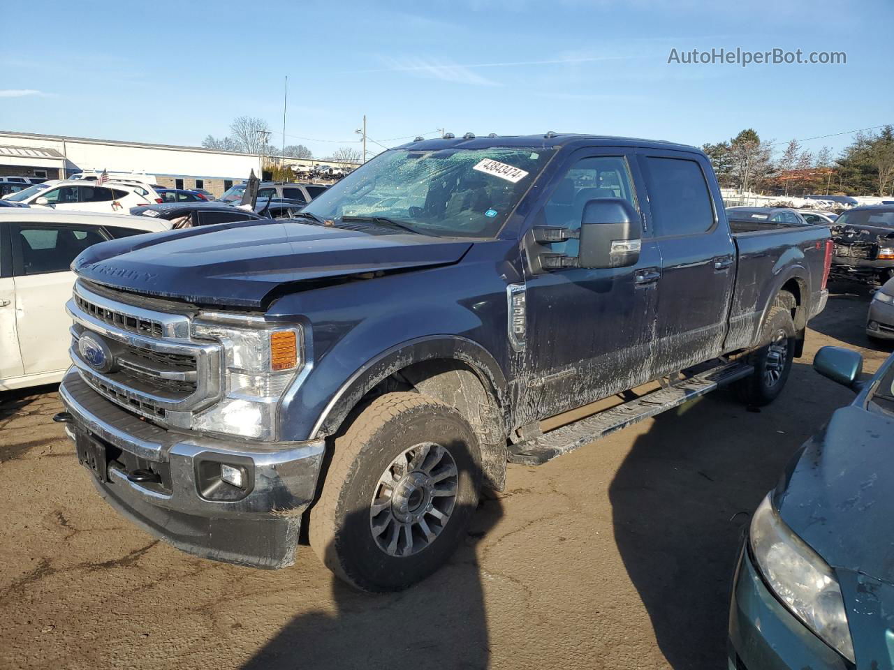 2020 Ford F350 Super Duty Blue vin: 1FT8W3BT8LED51644