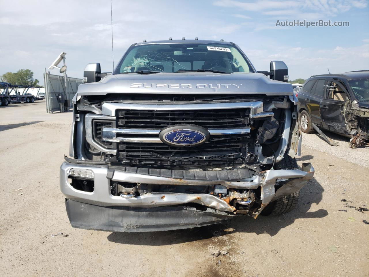 2020 Ford F350 Super Duty Серебряный vin: 1FT8W3BT8LED56584