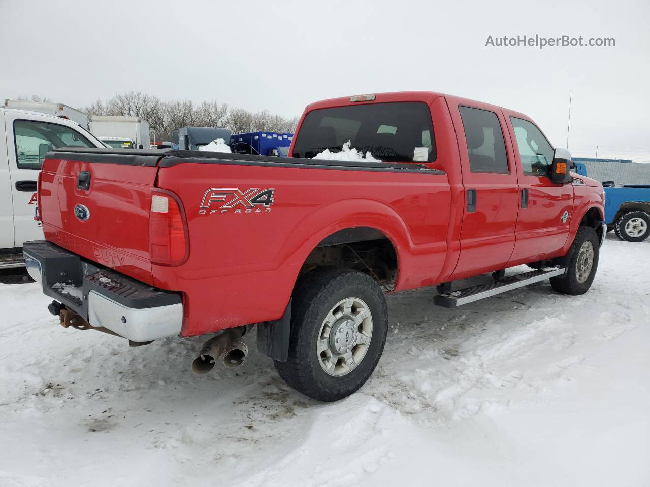 2014 Ford F350 Super Duty Красный vin: 1FT8W3BT9EEA53669