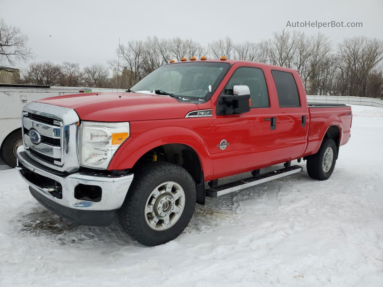 2014 Ford F350 Super Duty Красный vin: 1FT8W3BT9EEA53669