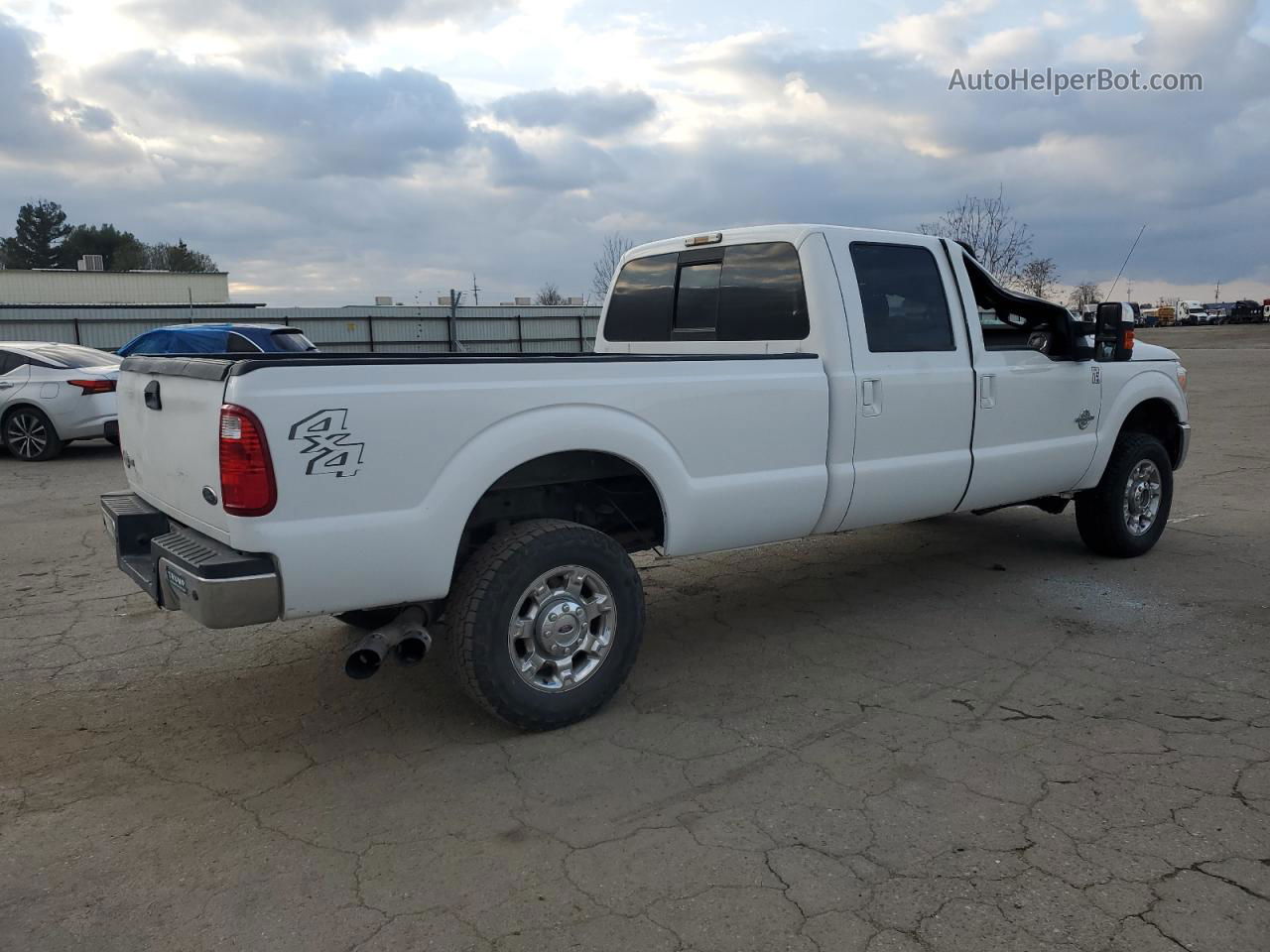 2014 Ford F350 Super Duty White vin: 1FT8W3BT9EEA59844