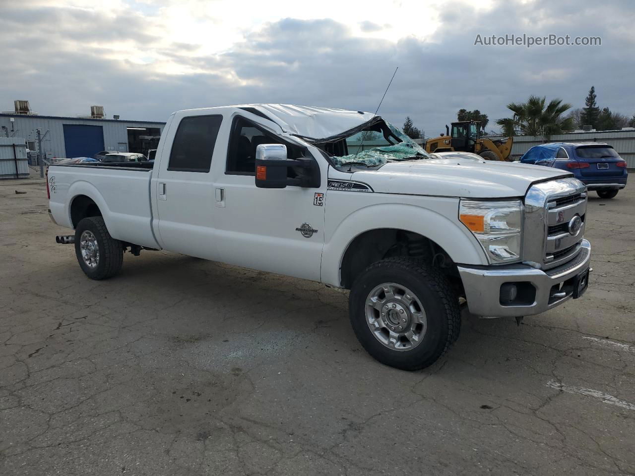 2014 Ford F350 Super Duty White vin: 1FT8W3BT9EEA59844