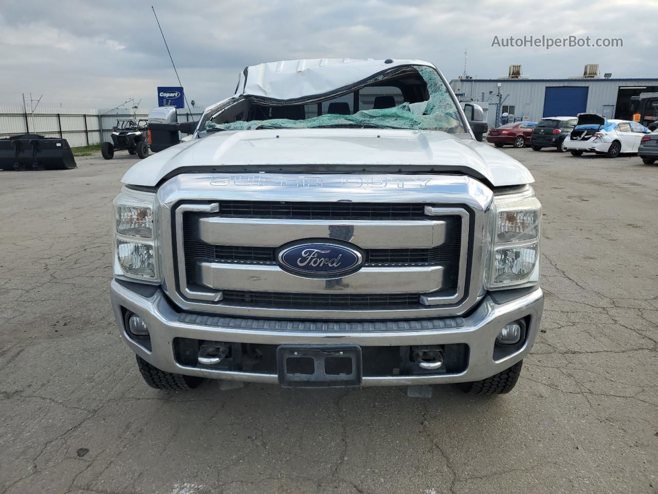 2014 Ford F350 Super Duty White vin: 1FT8W3BT9EEA59844