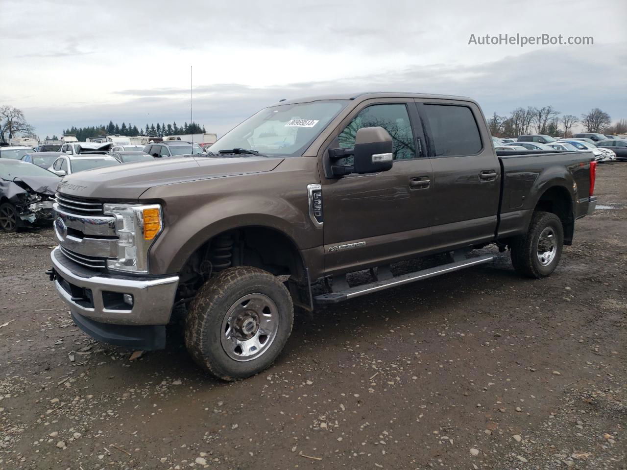 2017 Ford F350 Super Duty Brown vin: 1FT8W3BT9HEE39061