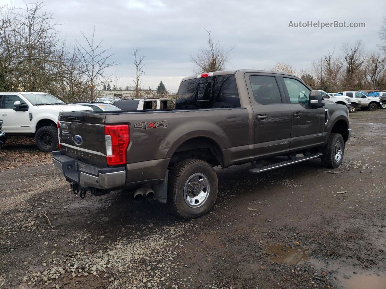 2017 Ford F350 Super Duty Brown vin: 1FT8W3BT9HEE39061