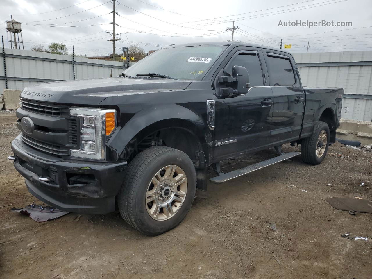 2017 Ford F350 Super Duty Черный vin: 1FT8W3BT9HEE83108